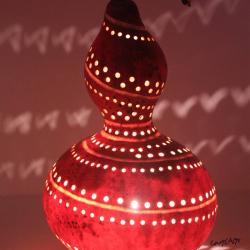 My First Gourd Art: A Decorative Lamp