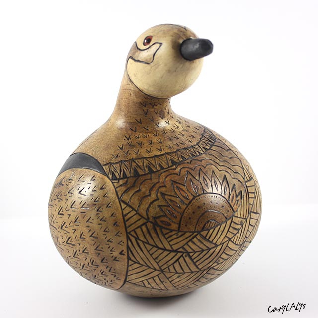 BobWhite Gourd Carving