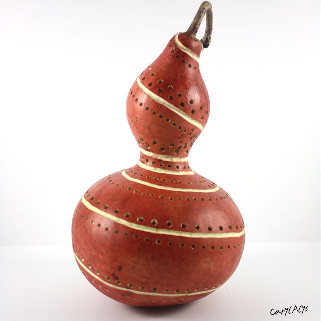 Carved Gourd Lamp