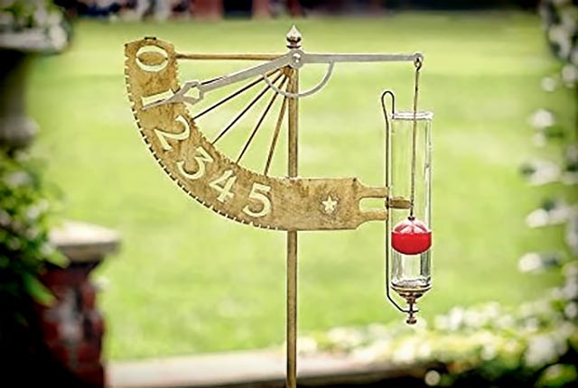 Jeffersonian Rain Gauge - Available at Amazon.com