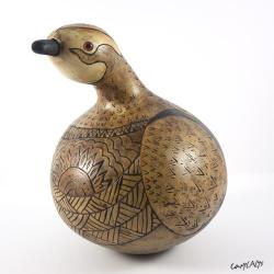 My First Gourd Art: Abstract Bobwhite